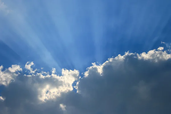 Sky with sunray — Stock Photo, Image