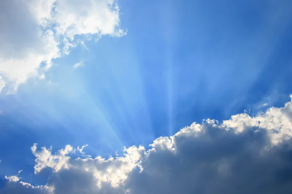 Sky with sunray — Stock Photo, Image