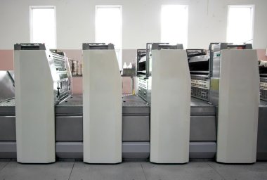 Ofset makinesi - basın yazdırma