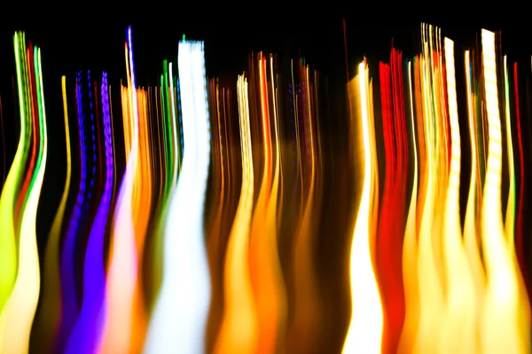 Abstract Colourful lights in motion blur — Stock Photo, Image