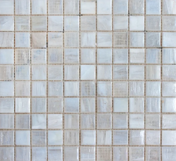 White Mosaic Tiles abstract texture and background — Stock Photo, Image