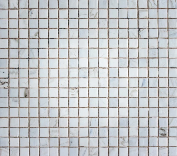 白のモザイク タイルの抽象的なテクスチャと背景 — ストック写真