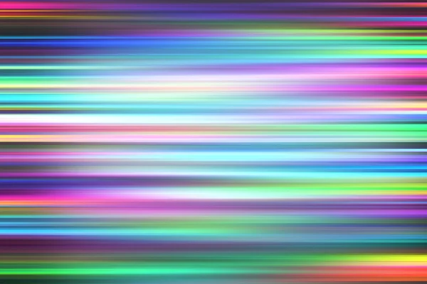Kleurrijke licht en strepen bewegen snel op witte achtergrond — Stockfoto