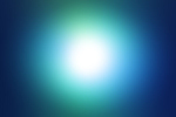 Abstract light blue and green blured background