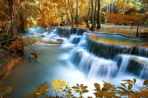 Waterfall in Kanchanaburi Province, Thailand — Stock Photo, Image