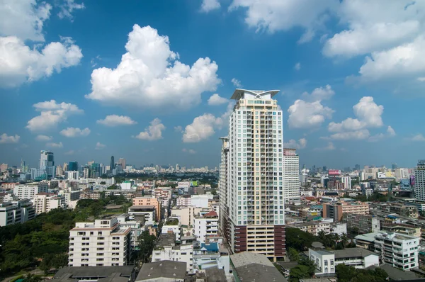 Above city view from Bangkok Tower — Stock Photo, Image