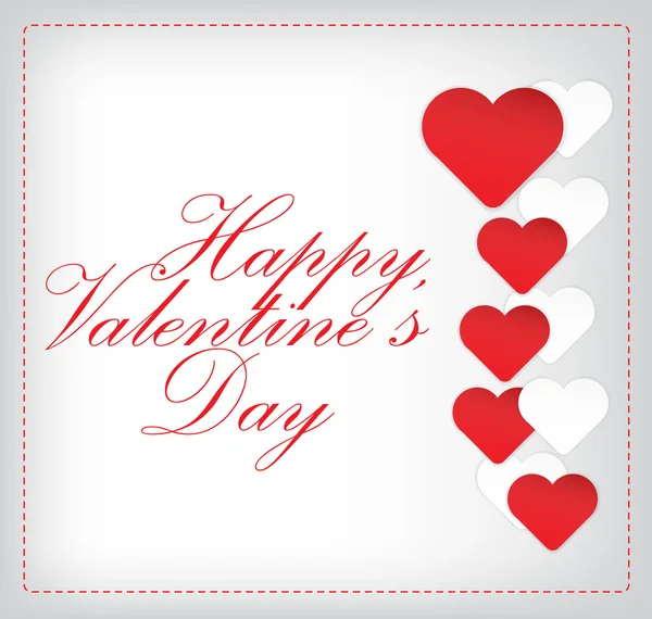 Happy Valentine's Day background — Stock Vector