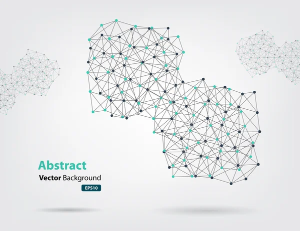 Abstract Geometrische vectorachtergrond — Stockvector