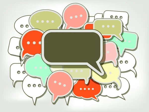 Konuşma balonu simgeler vektör