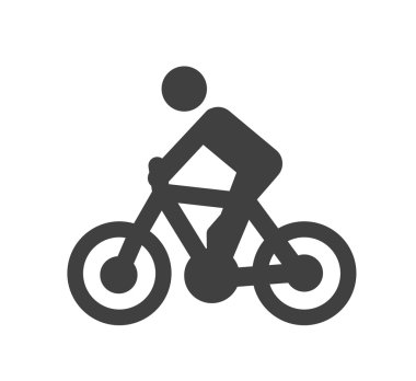 Simge bisiklet veya bisiklet siluet