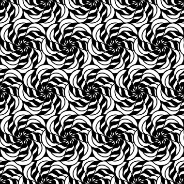 Dikişsiz yaratıcı çizilmiş desen stilize çiçek.