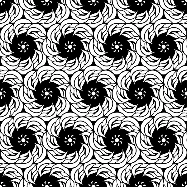 Dikişsiz yaratıcı çizilmiş desen stilize çiçek.