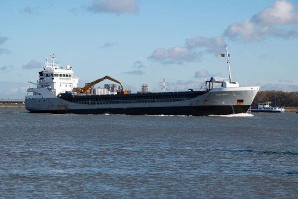 Doel Belgique Octobre 2020 Westborg Est General Cargo Qui Été — Photo