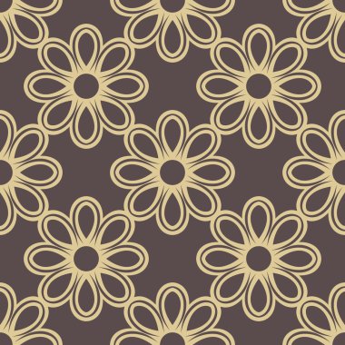 Çiçeksiz Kusursuz Vektör Deseni