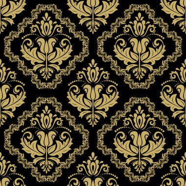 Sorunsuz vektör Barok tarzı duvar kağıdı