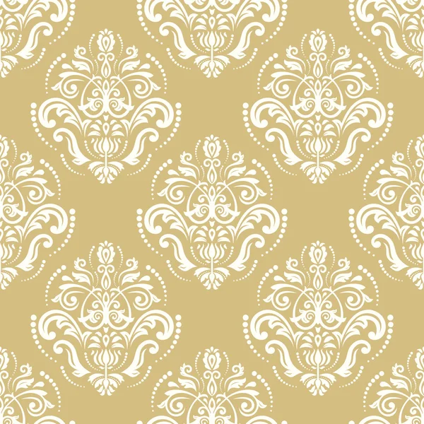 Seamless Vector Wallpaper in the Style of Baroque — Stock Vector