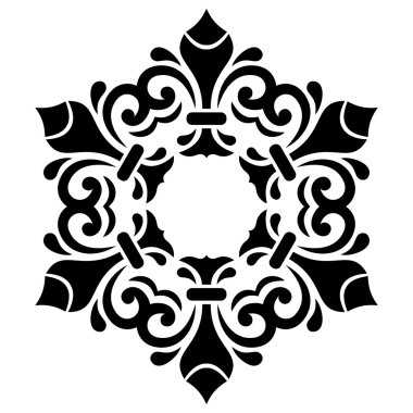 Doğulu Soyut Vektör Deseni