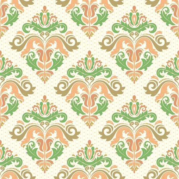 Seamless Vector Wallpaper in the Style of Baroque — Stock Vector