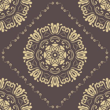 Sorunsuz oryantal vektör arka plan