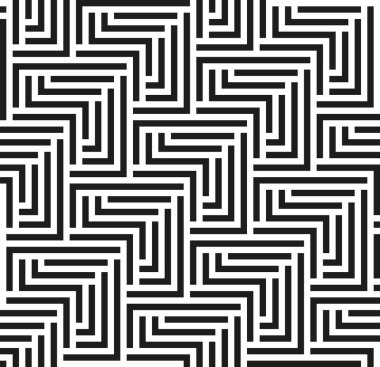 Çizgili bir kesintisiz geometrik desen