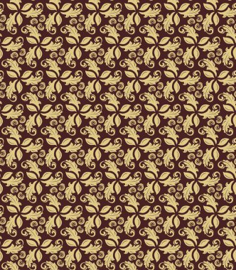 Çiçeksiz Kusursuz Vektör Deseni