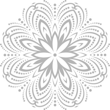 Doğulu Soyut Vektör Deseni