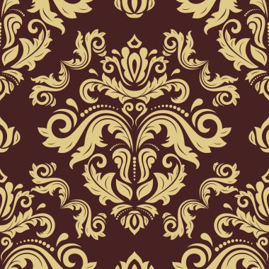 Sorunsuz oryantal vektör arka plan