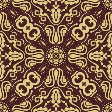 Sorunsuz oryantal vektör arka plan