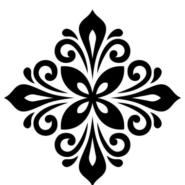 Doğulu Soyut Vektör Deseni