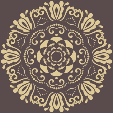 Zarif vektör süsleme Barogue tarzı