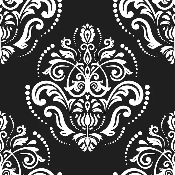 Seamless Vector Wallpaper in the Style of Baroque — Stock Vector