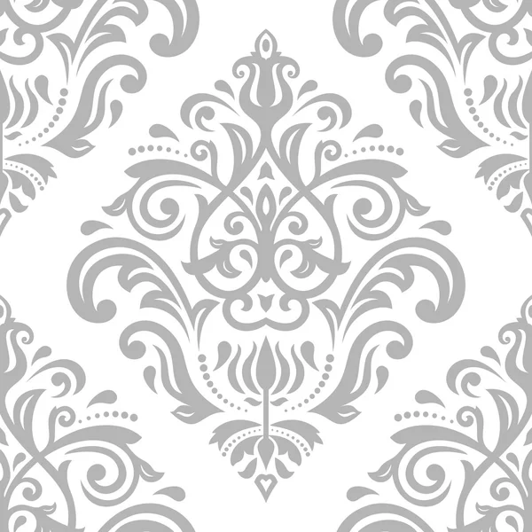 Seamless Vector Wallpaper in the Style of Baroque — Stock Vector