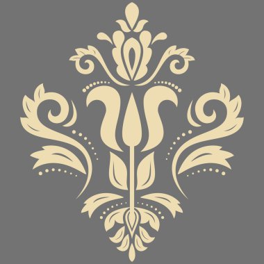 Doğulu Soyut Vektör Deseni