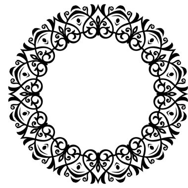 Doğulu Soyut Vektör Deseni