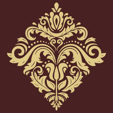 Zarif vektör süsleme Barogue tarzı