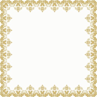 Çiçek Vektörü İnce Çerçeve