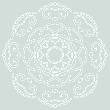 Doğulu Soyut Vektör Deseni