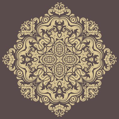 Zarif vektör süsleme Barogue tarzı