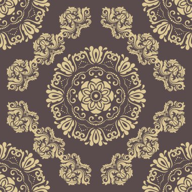 Sorunsuz oryantal vektör arka plan