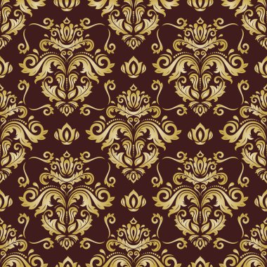 Sorunsuz oryantal vektör arka plan