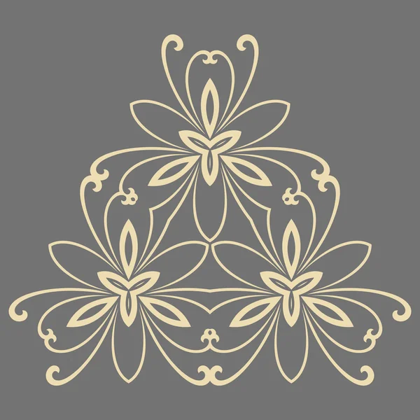 Floral Vector Abstraktes Muster — Stockvektor