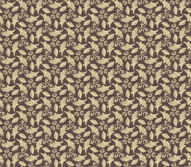 Çiçeksiz Kusursuz Vektör Deseni