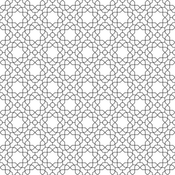 Geometric Seamless Vector Pattern — Stock Vector