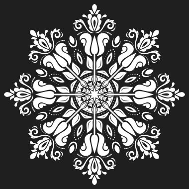 Doğulu Soyut Vektör Deseni