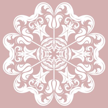 Doğulu Soyut Vektör Deseni