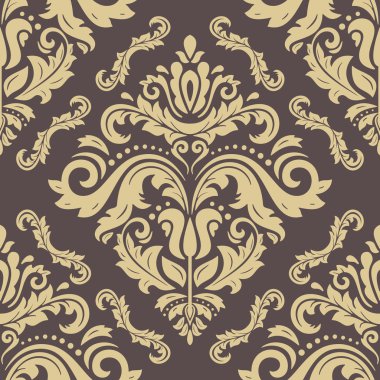 Sorunsuz oryantal vektör arka plan