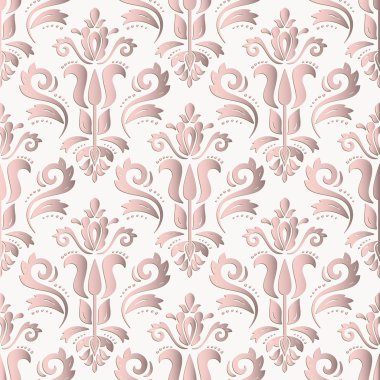 3B elementlerle Kusursuz Vektör Doğulu Desen