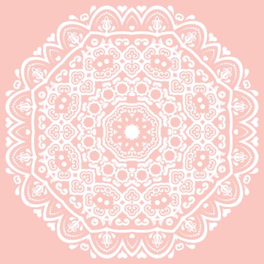 Doğulu Soyut Vektör Deseni