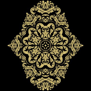 Doğulu Soyut Vektör Deseni