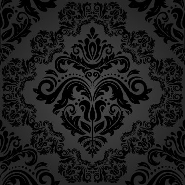 Sorunsuz vektör Barok tarzı duvar kağıdı